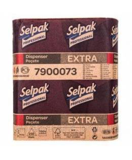 33760020 Selpak Pro. Extra Серветки для діспенсера 250 шт. (18 уп/ящ) 0073/5117