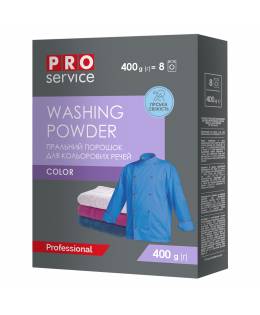 25481600 PRO Порошок пральний безфосфатний автомат Color  (гірська свіжість), 400 г (20 шт/ящ)  7382